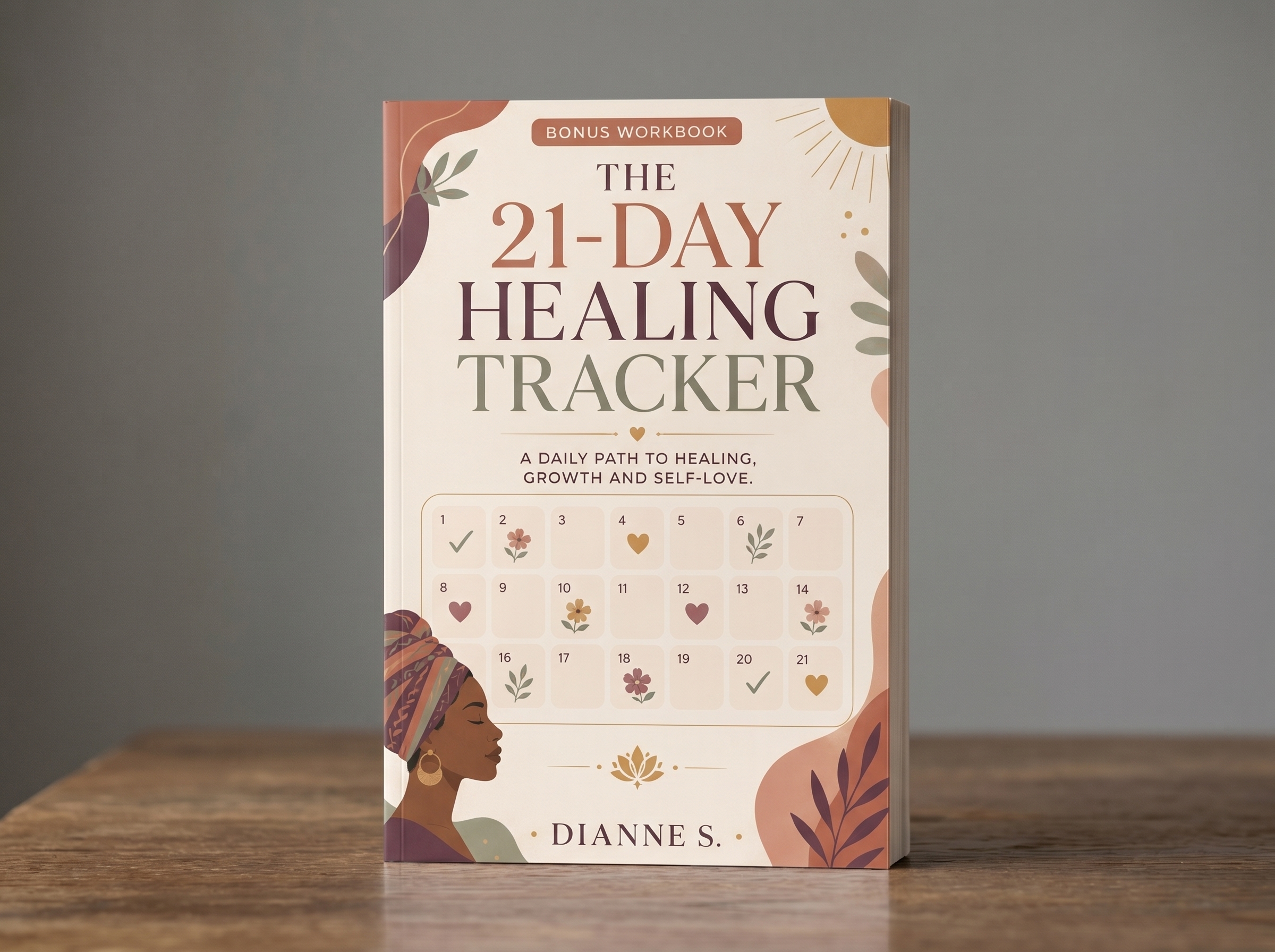 21-Day Healing Tracker mockup