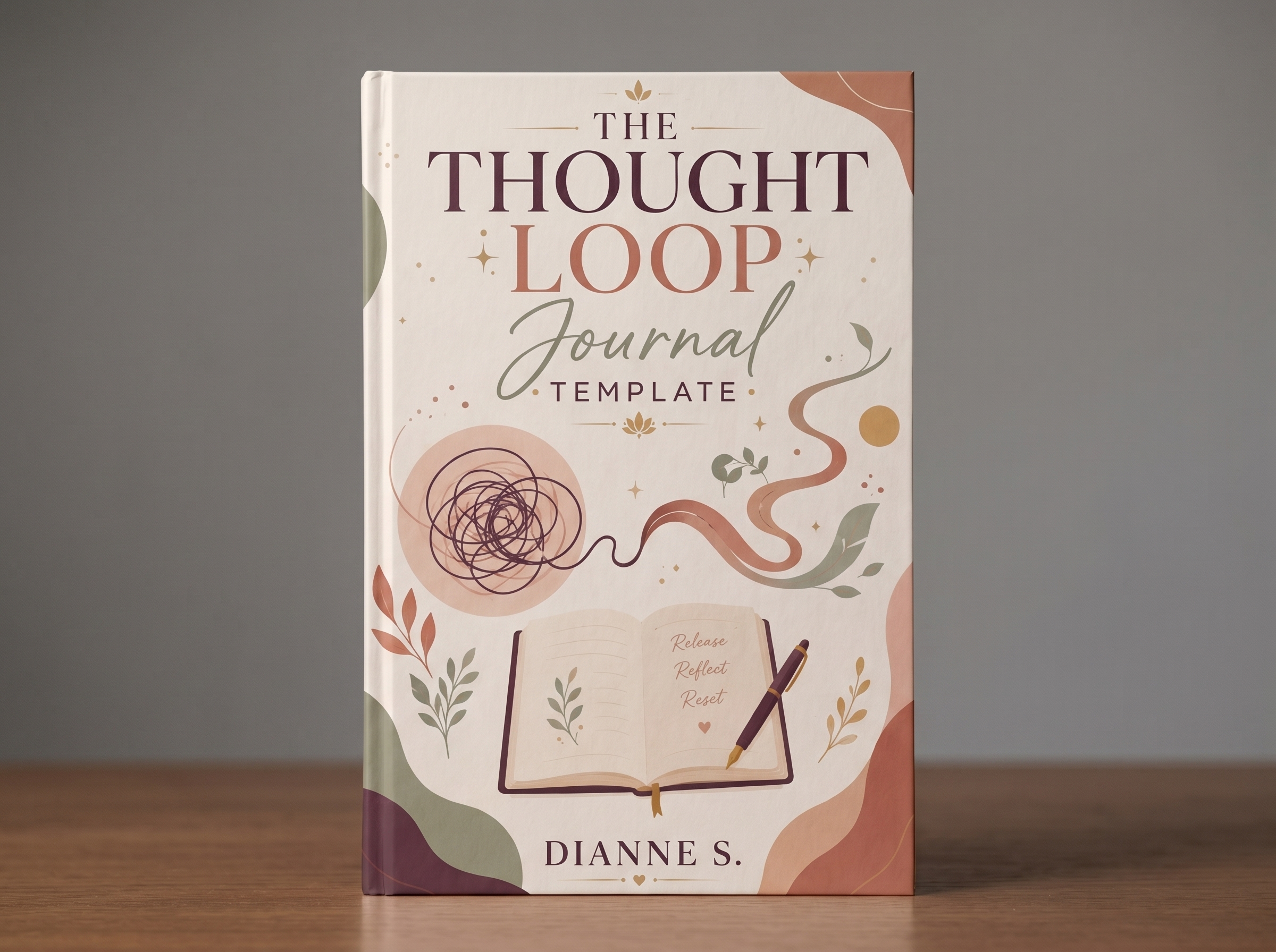 Thought Loop Journal Template mockup